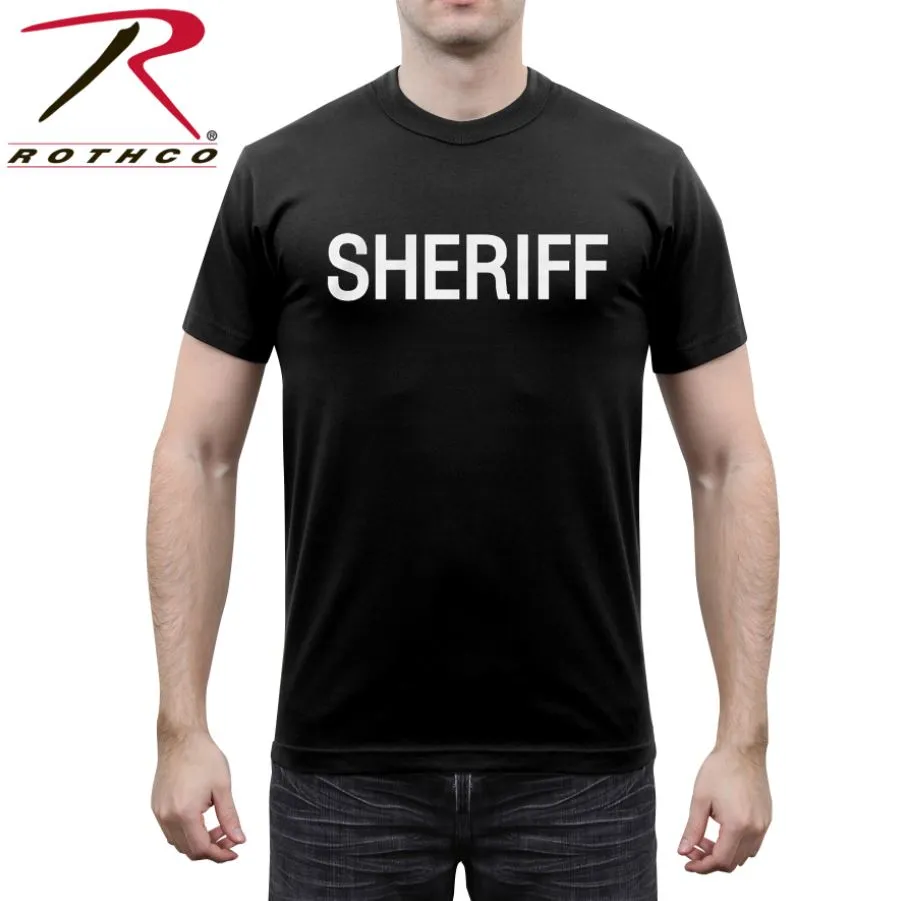 Rothco 2-Sided Sheriff Short Sleeve T-Shirt - Size 2XL