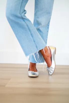 Rylee Ballet Flats-Silver