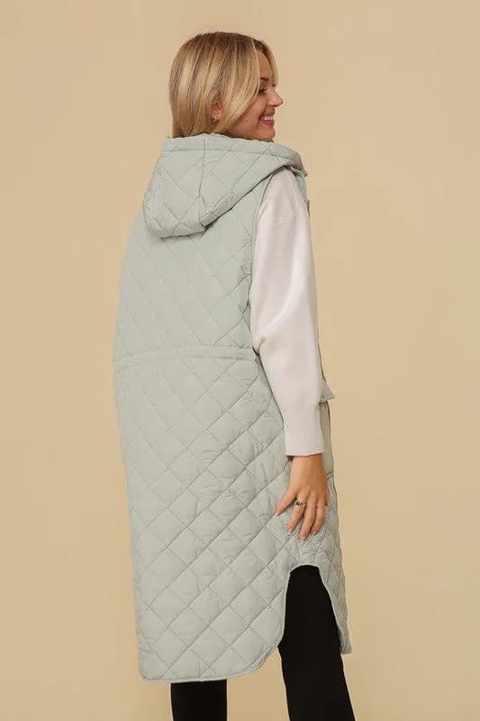 Sage Quilted Vest