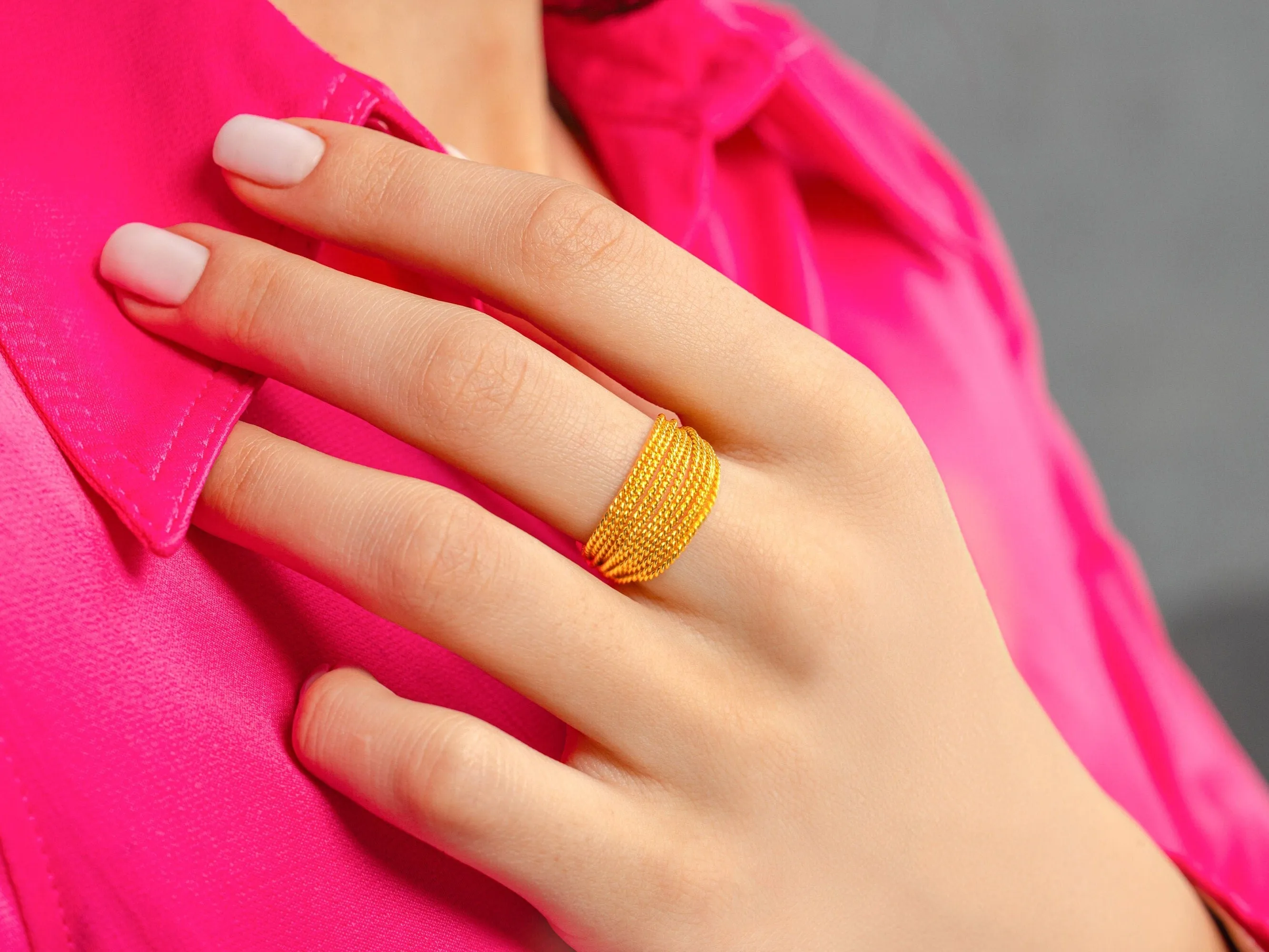 Statement Sterling Silver Ring