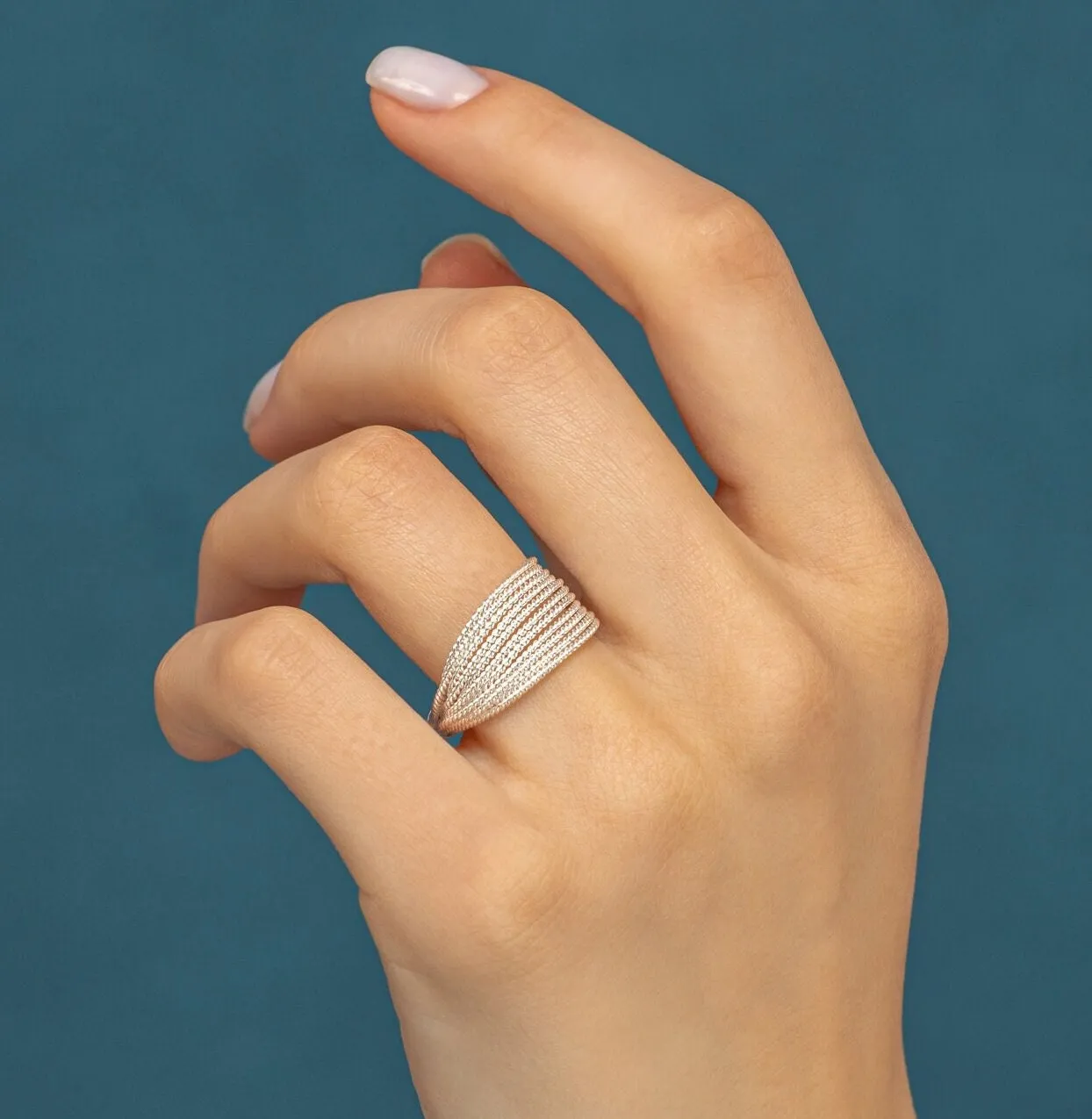 Statement Sterling Silver Ring