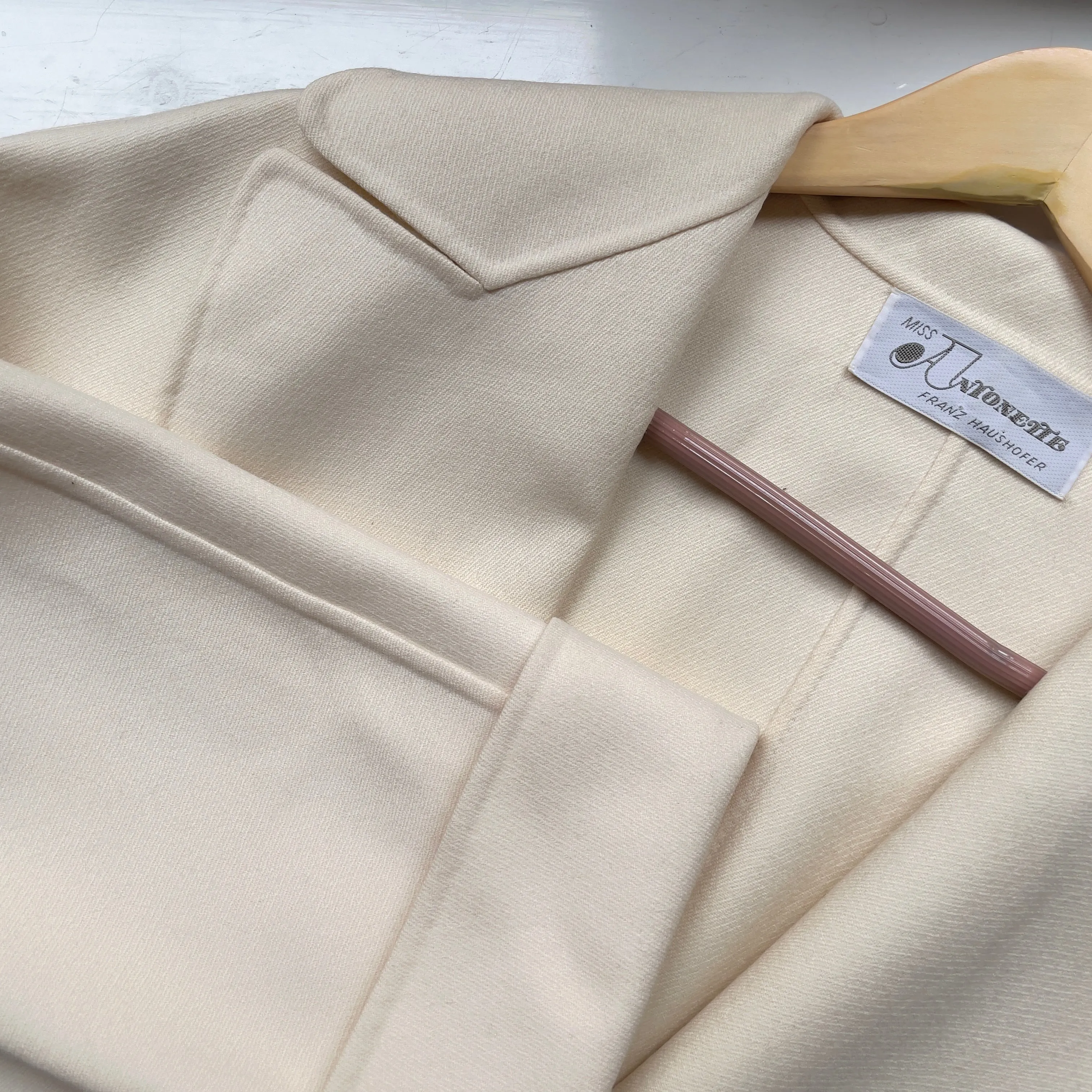 Vintage Cream Duster Coat - Miss Antonette