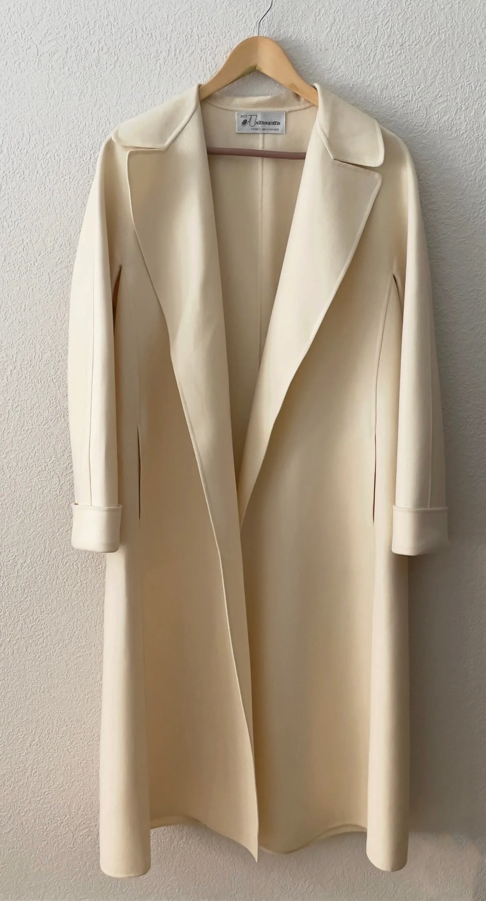 Vintage Cream Duster Coat - Miss Antonette