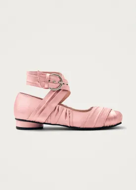 Volant Silky Pink Ballet Flats