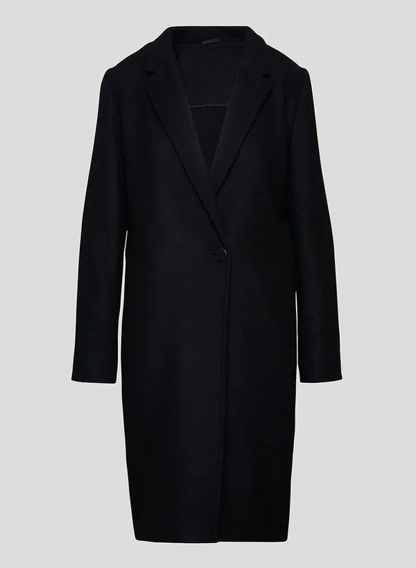 Women Wool Long Coat Casual Style